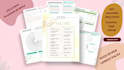 design hyperlinked printable planner PDF for etsy commercial use