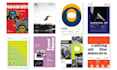 design modern and minimal swiss posters