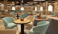 turn 2d cad to 3d restaurant modeling, render cafe shop, rooftop, bakery design