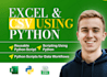 clean, format, and organize excel or CSV files using python
