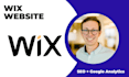 design a professional wix website with SEO and analytics setup