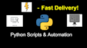 build python projects, fix bugs and create automation scripts