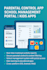 design parental control app, school management system, and kids learning
