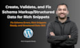 create and fix schema markup, structured data, rich snippets errors in wordpress