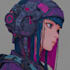 design anime character , cyberpunk character