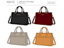design bag tech pack, handbag bag tech pack, tote bag, flat sketch