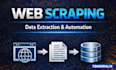 do python web scraping, data scraping, data mining