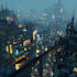design dystopian futuristic cities
