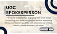 create authentic ugc spokesperson testimonial product reviews