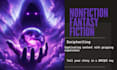 ghostwrite or rewrite a nonfiction book, fantasy, or sci fi novel