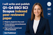 write and publish q1 q4 ssci sci scopus indexed peer reviewed paper