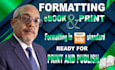 professionally format your book ready for amazon KDP