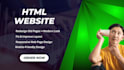 redesign and fix your HTML CSS js website