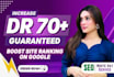 increase your ahrefs DR with high quality backlinks