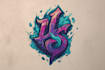 design awesome logo on graffiti