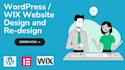 design, redesign wix,wordpress website, logo design