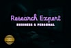do data research and online investigation