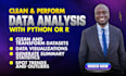 do expert data analysis in python or r