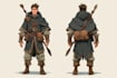 full fantasy body art illustration