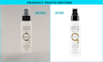 do product photo editing, image retouching