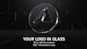 create a 3d logo rotating loop animation