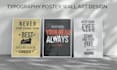 design typography poster frames wall art and quotes