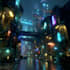 create cinematic futuristic urban landscapes