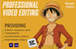 do professional video editing