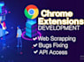 develop automation chrome extensions ai data scraping browser plugin