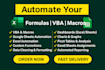 be your excel and google sheets expert