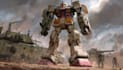 create retro mecha anime style illustration