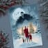 design unique and festive christmas card art