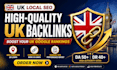 build high da UK backlinks and UK local citations for local SEO ranking