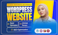 design modern, responsive and SEO friendly wordpress website