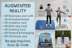 create ar business card with 3d animation and qr code