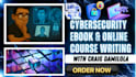 write cybersecurity, kali linux, technical ebook, online course do course video