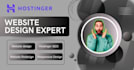 do hostinger website development using HTML, CSS, javascript