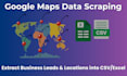 scrape google map and automated data extraction