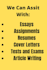 do quality apa, mla, essays, research and summary writing