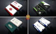 design business card, letterhead and envelope