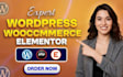 fix critical wordpress errors, elementor bugs, and woocommerce issues