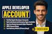create and setup apple ios developer account