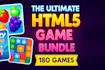 deliver 185 HTML5 premium games created on construct 3