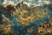 fantasy map design map illustration fantasy map
