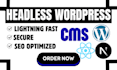 build and optimize your headless wordpress website with nextjs and react