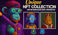 draw unique nft art and collection with metadata
