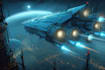 make a sci fi and spaceship design