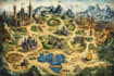 make fantasy map design map illustration fantasy map