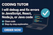 help you with programming assignments in javascript, react, and node