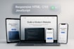 convert figma and PSD to responsive HTML CSS and js